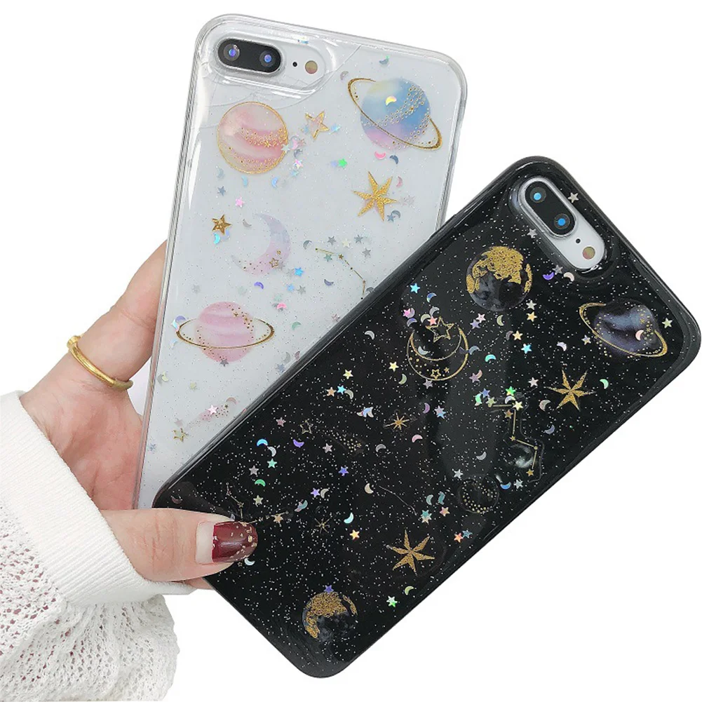 Mobile Accessories Cellphone Protective Sleeve Phone Case Glitter Powder Pattern Anti-scratch TPU For IPhoneX 7 8 7Plus 8plus Mobile Accessories Cellphone Protective Sleeve Phone Case Glitter Powder Pattern Anti-scratch TPU For IPhoneX 7 8 7Plus 8plus