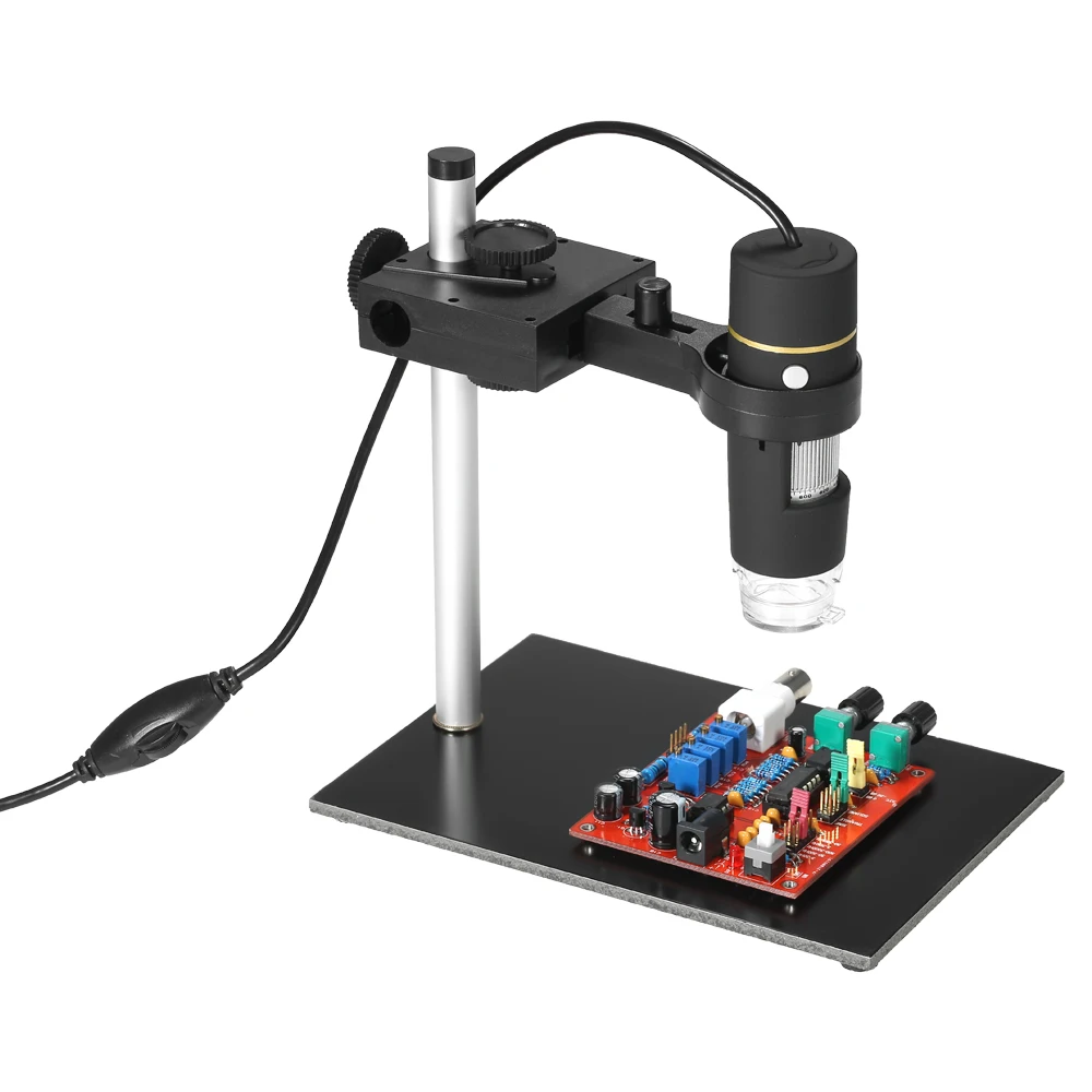 KKmoon 0.3MP 1000X 8LED Цифровой Микроскоп USB электронный микроскоп камера эндоскоп OTG функция зум видео лупа+ подставка