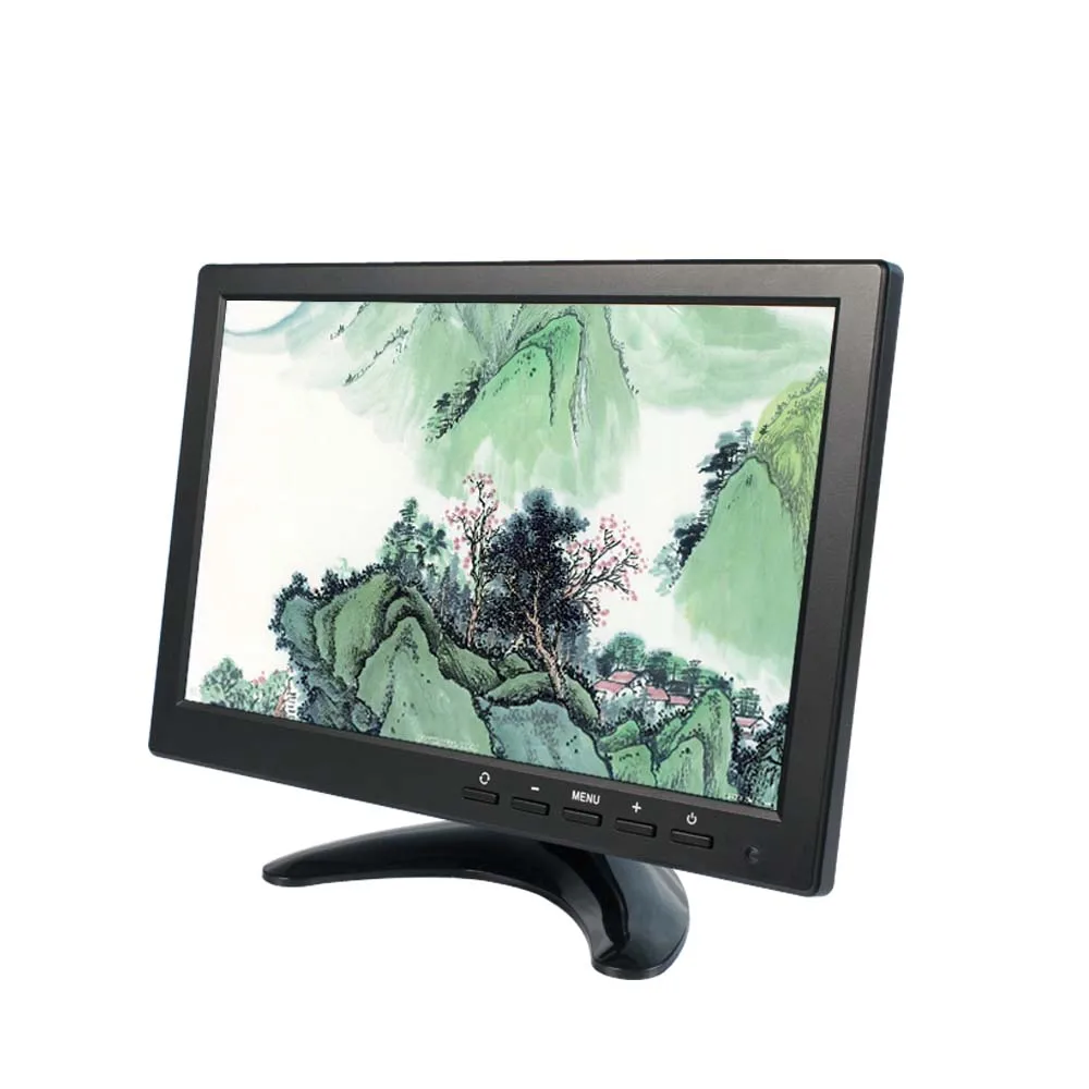 

10.1 Inch TFT LED Car Monitor & VGA+USB+HDMI+BNC Ultra high brightness Up to 1024*600 display Family and Car Use
