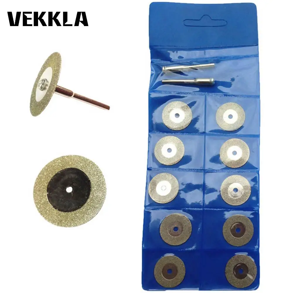 10PCS 16mm ( 5/8 inch ) Diamond Coated Rotary Cutting Cut Off Blade