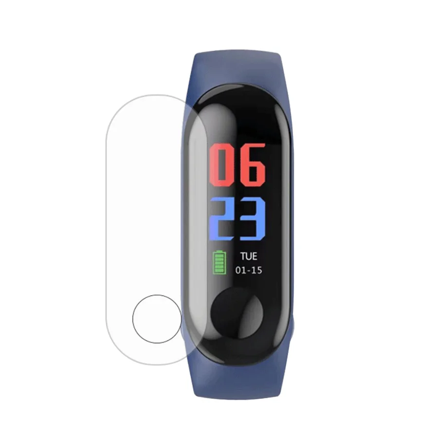 10 шт. mi Band 4 3 Защитная пленка для экрана Xiao mi band 4 3 2 умный Браслет miband 4 3 2 защита для экрана не закаленное стекло