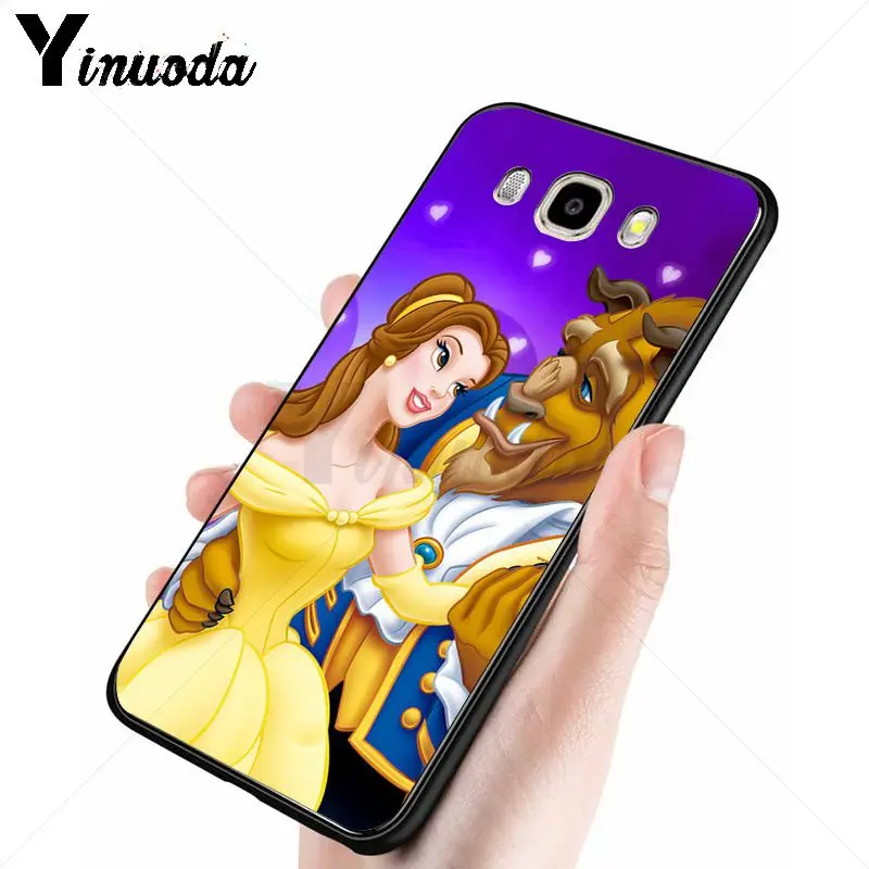 cartoon Beauty Beast Rose Princess Art Print