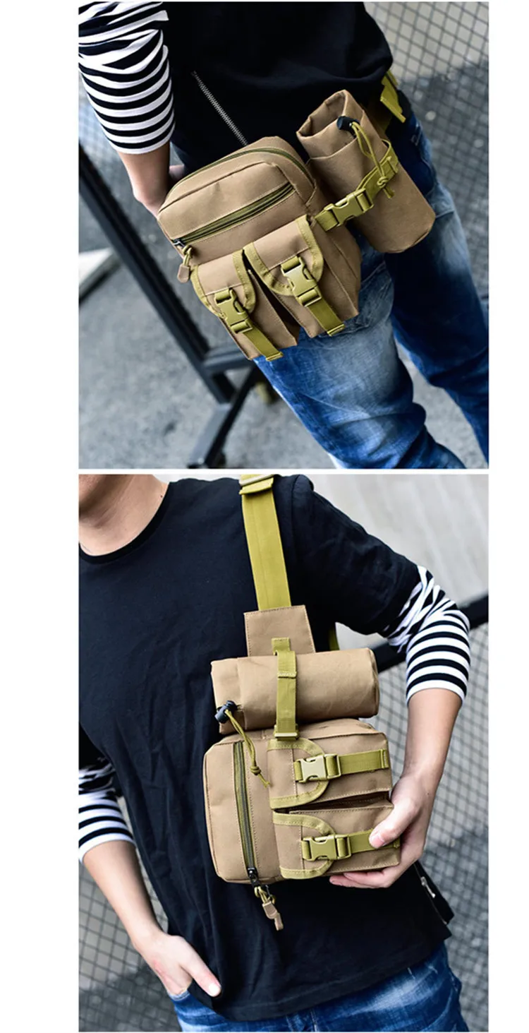 Новый путешествия камуфляжный рюкзак книги о военной технике для женщин мужчин тактика сумки для талии держатель бутылки для нейлон
