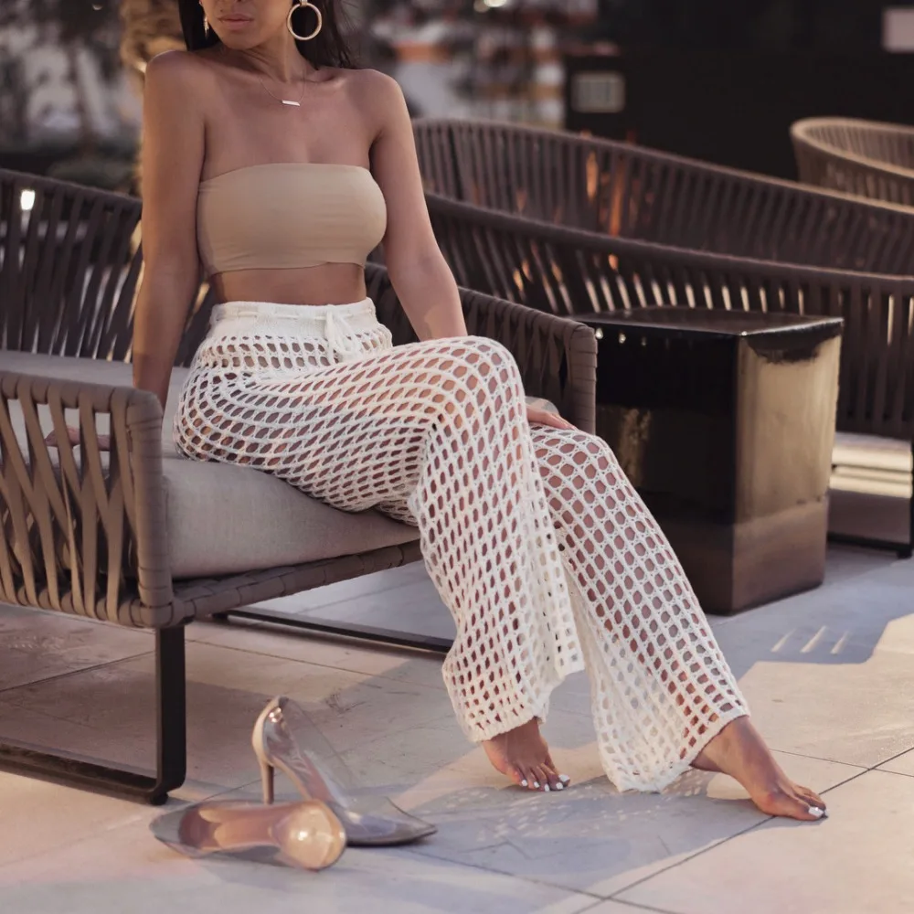 New Sexy Tunic Crochet See Through 