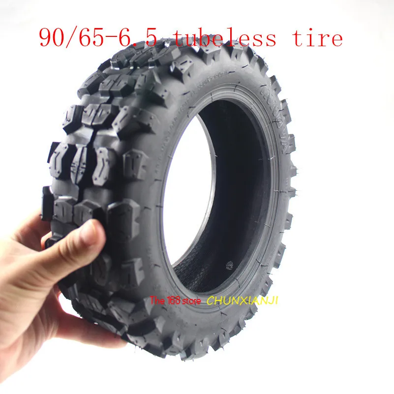 

Lightning shipment 11 inch vacuum tyre for Electric Scooter 90/65-6.5 tubeless tire Cross-country tyre