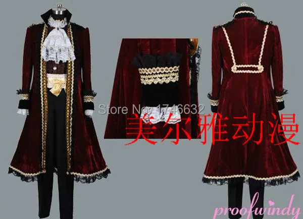 

APH Hetalia Axis Powers Spain Pirate Party Anime Uniforms Cosplay Costume Full Set Custom Made Any Size