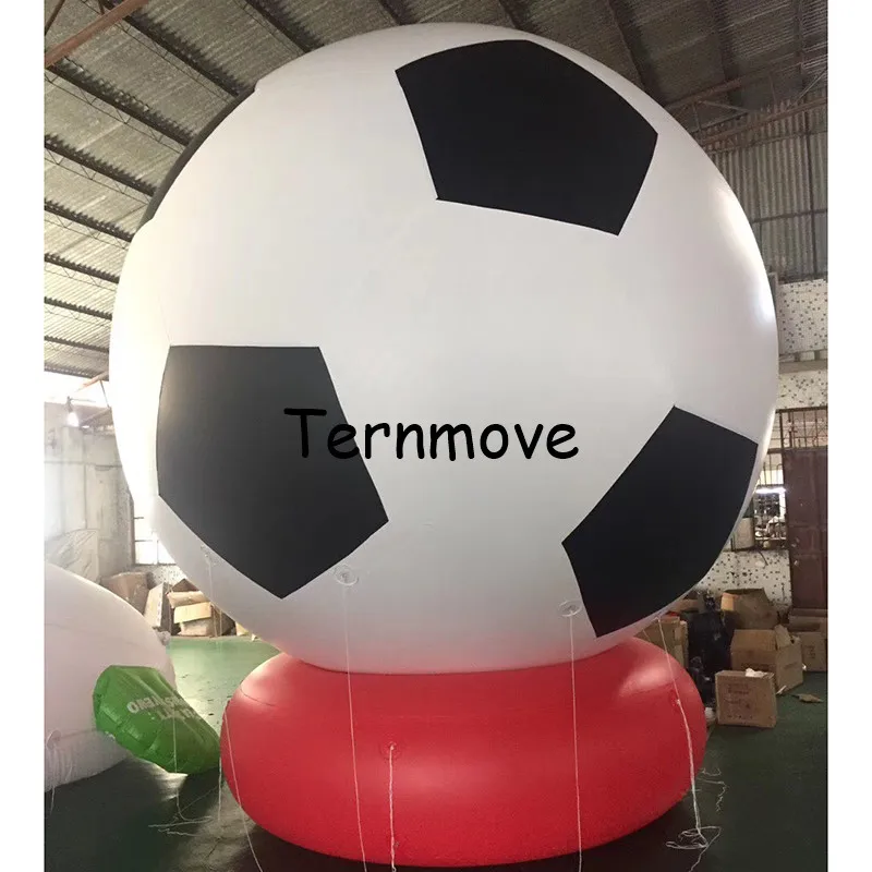 Buy football balloon with base sport ball PVC soccer