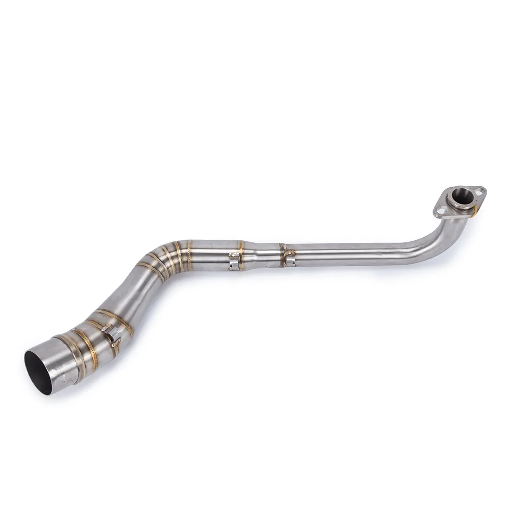 Motorcycle Exhaust Pipe Scooter Front Exhaust Pipe Stainless Steel Slip-On for Yamaha NMAX155 NMAX 125