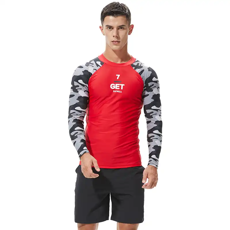 mens long sleeve swimwear