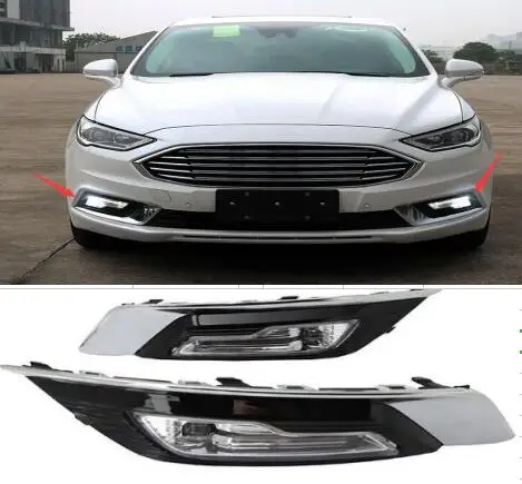 

QDAEROHIVE LED DRL Fog lamp Daytime Running Light Daylight Waterproof Styling light for Ford Fusion Mondeo 2017- 2018