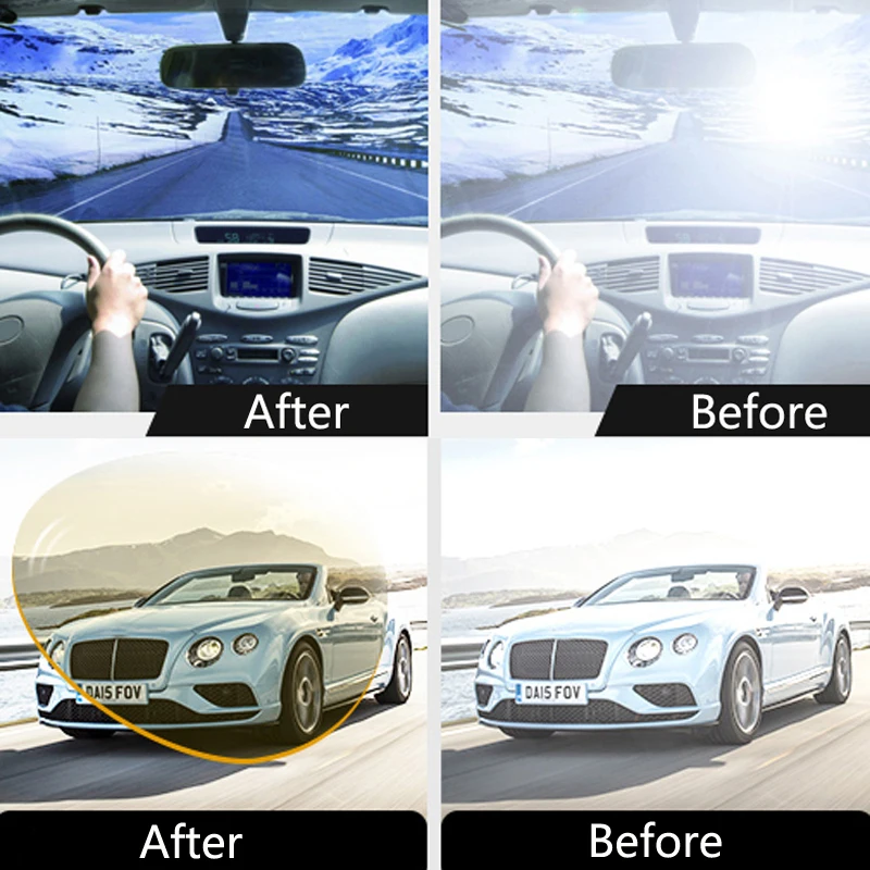 Car Driving Glasses Night-Vision Glasses Protective Gears Sunglasses Night Vision Drivers Goggles