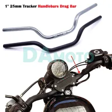 Универсальный " 25 мм мотоцикл черный/хром железная рама руль стойка руля для Sportster XL 883 1200 Bobber вертолет крейсер