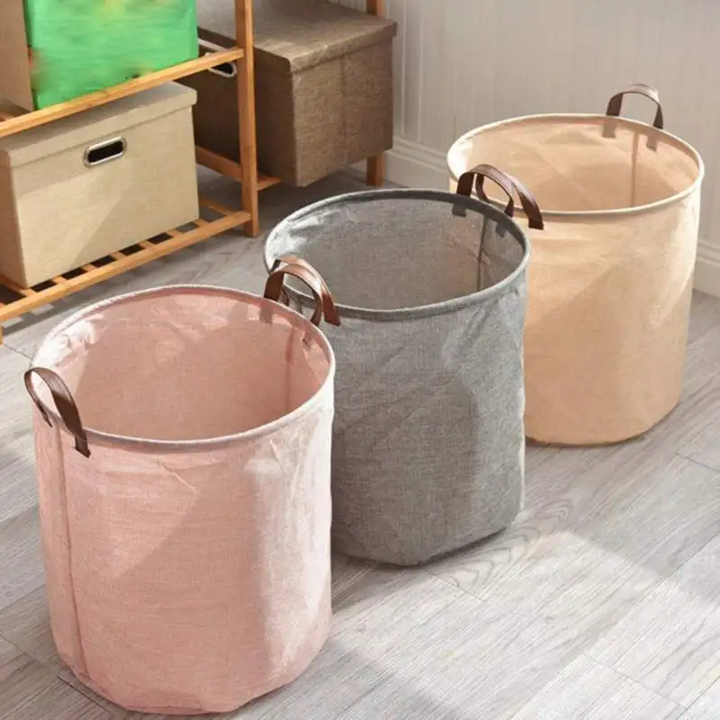 سلة الغسيل القابلة للطي طفل اللعب دلاء القذرة الملابس منظم تخزين حقيبة أحذية للمنزل الغسيل المطبخ منظمة