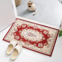 Из жаккарда в европейском стиле спальня ковры тканые Dornier Главная вход коврик, напольный ковер двери коврики области для гостиная 50*80 см