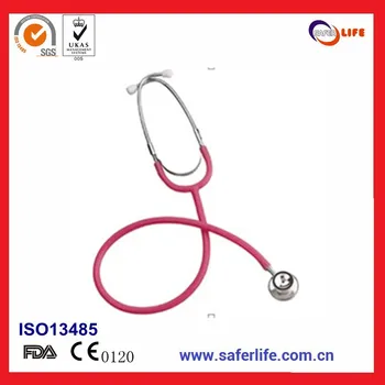 

50pcs/lot 2017 new whole sale child dual head stethoscope Training for diagnostic for first aid kit set