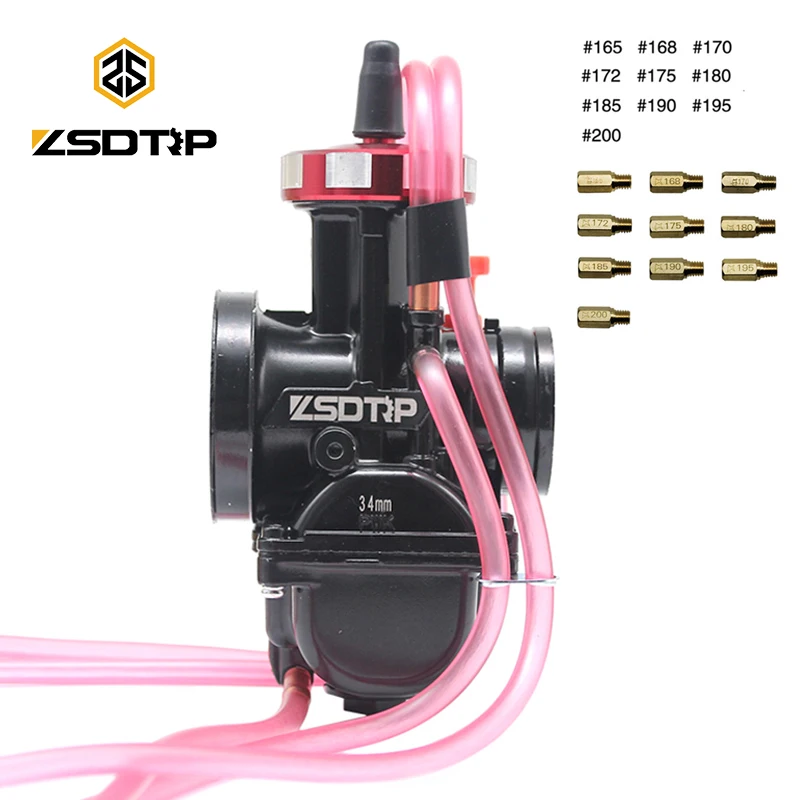 Карбюратор ZSDTRP PWK 33 34 35 36 38 40 42 мм для мотоциклов гоночных скутеров кроссовых