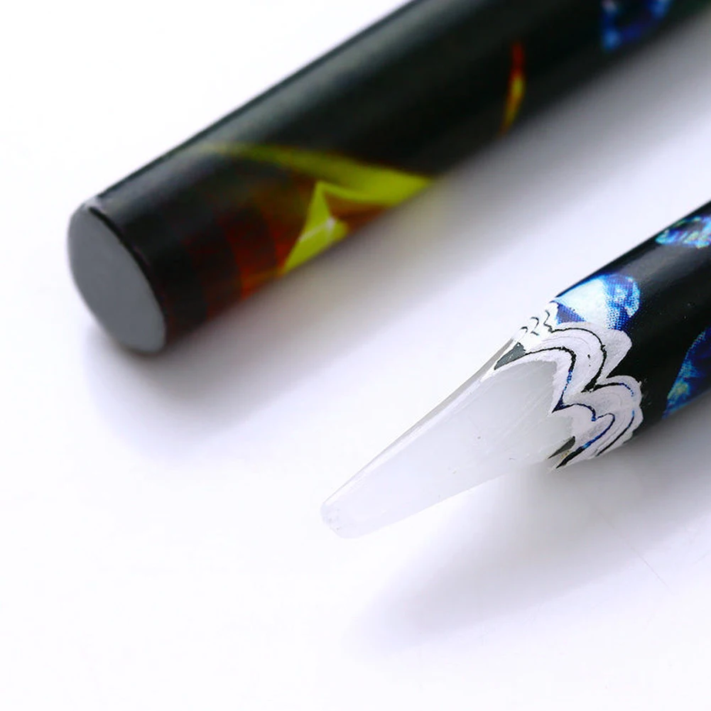 3 шт. Стразы для ногтей, восковая ручка для выпрямления ногтей, маникюрная палочка, инструмент для украшения