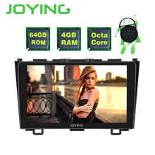 Радуясь 9 «ips экран Android 8,1 автомобильный Радио стерео плеер HU gps Navi для Honda CRV 2011-2007 WiFi + BT + SWC + RDS + 4 Гб + 64 Гб Восьмиядерный