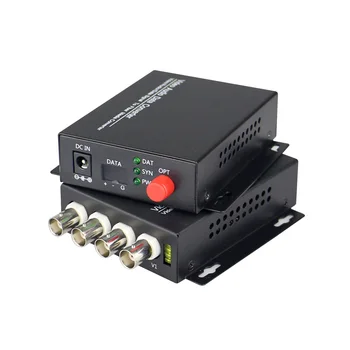 

4 Channels Fiber Digital monitoring Video/Audio/Data Optical video converter 4 Channel digital fiber video audio data converter