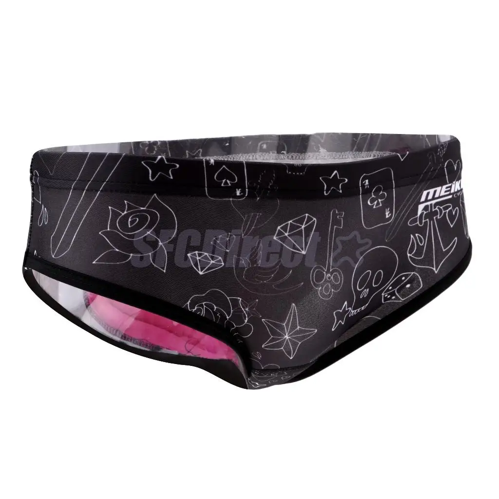 Women's 3D Padded Short Pants Anti-Slip Quick Dry Shockproof Briefs For Cycling Mountain Bike Riding Underwear Riding Sport Gear