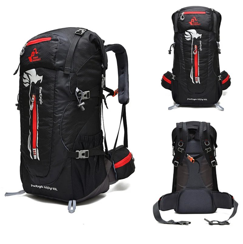 FENGTU 50L походные рюкзаки для мужчин и женщин, водонепроницаемые Рюкзаки, спортивная сумка унисекс, большая вместительность, дорожные сумки, прочная сумка для альпинизма