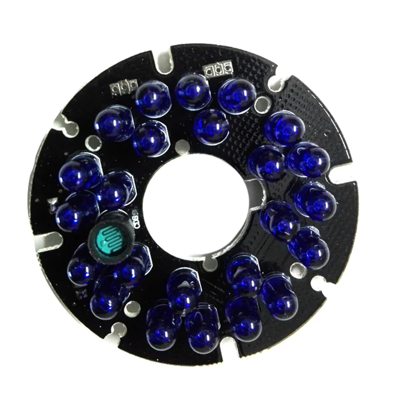 2pcs/Lot Infrared 24 IR LED Board for CCTV Security Cameras Night vision (diameter 54mm) 2pcs/Lot Infrared 24 IR LED Board for CCTV Security Cameras Night vision (diameter 54mm)