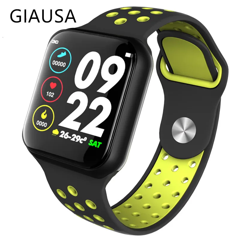 

GIAUSA Newest Smart Watch F8 Heart Rate Monitor Waterproof IP67 Fitness Tracker Watch Sleep Monitor Smartwatch for iOS Android