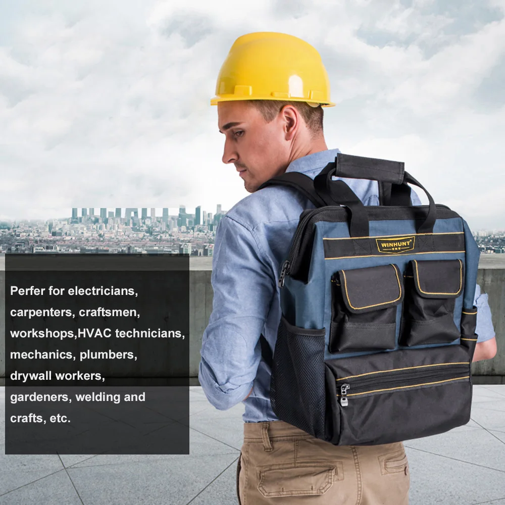 Tool Backpack Electrician Bag Storage 