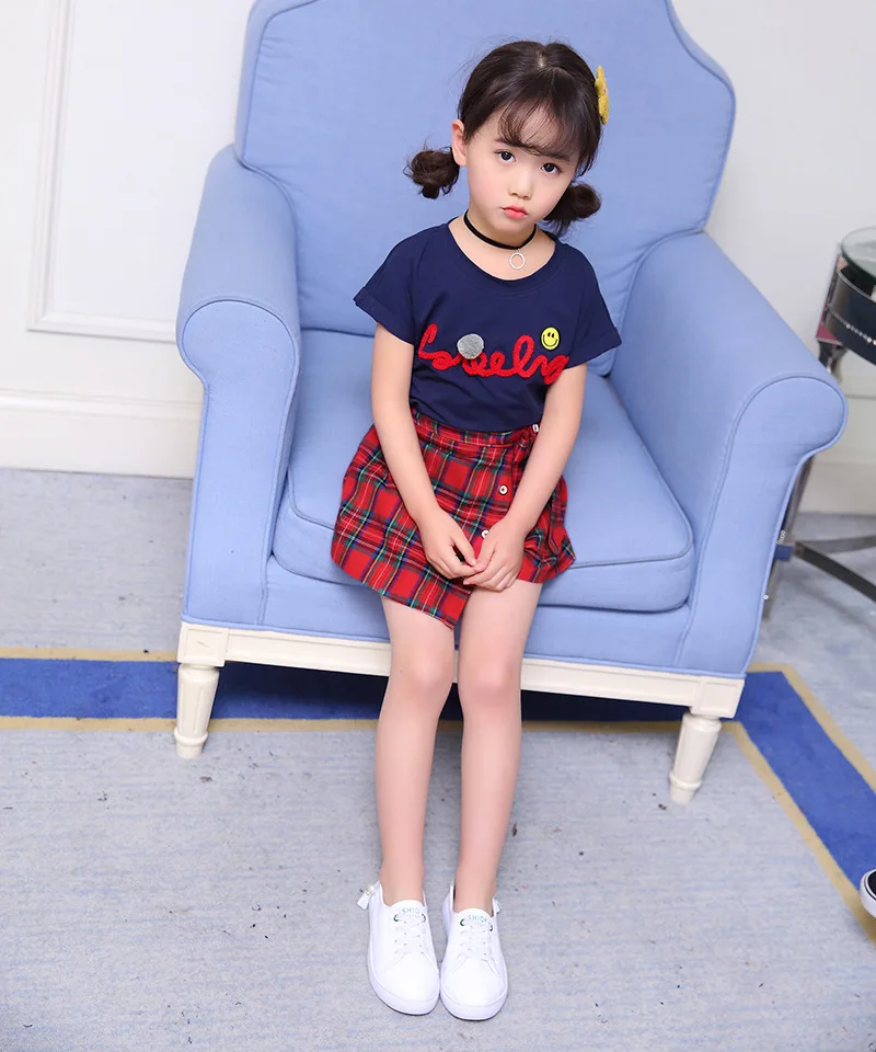 

Summer New Children's Clothing New Pants Cotton Girls Seven Points Leggings