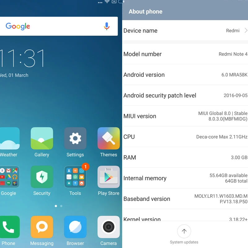 Оригинальный Xiaomi Redmi Note 4 Pro Prime мобильного телефона MTK helio X20 десять ядер 5 &quotFHD 3 ГБ