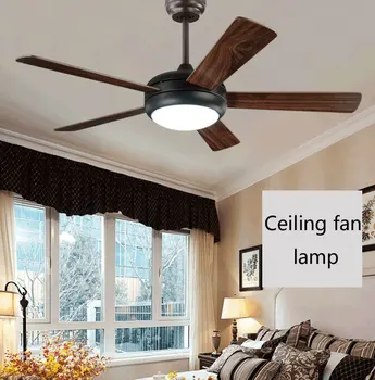 

Modern Led Ceiling Fan 220Volt 5 Blades Ceiling Fans Lamps With Lights For Living Room home lighting