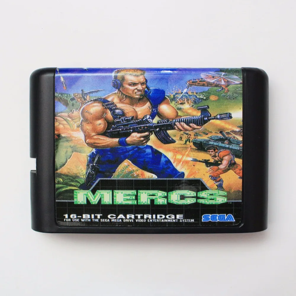 

Mercs 16 bit MD Game Card For Sega Mega Drive For Genesis