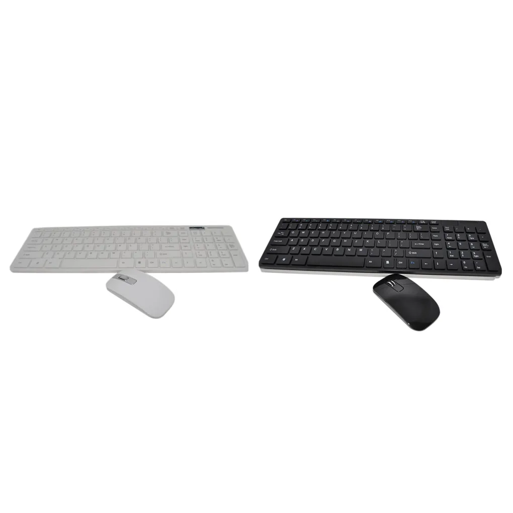 

2.4G Slim Optical Wireless Keyboard and Ultra-Thin Mouse Mice USB Receiver Combo Kit for MAC PC Computer