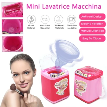

2019 Lazy Electric Makeup Brushes Washing Machine Sponge Cosmetic Powder Puff Automatic Cleaner Device Washer Beauty Tool