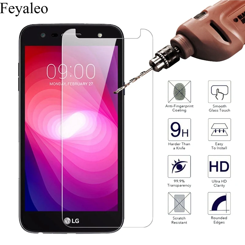 9H 2.5D 0 26 мм закаленное стекло для LG X Power 2 Power2 защитный чехол K10 X500 M320G M320N защитная
