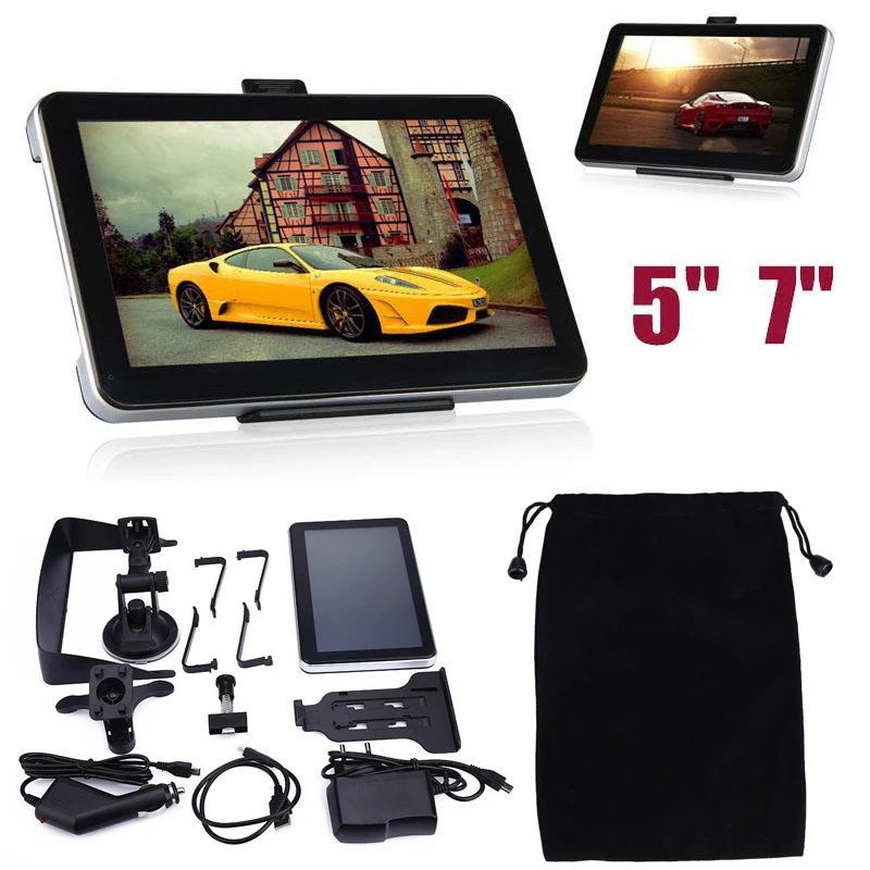 

7 Inch Screen Car HGV LGV Navigation GPS Speed Cam Dectation Free 8G EU Maps