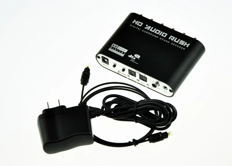 SPDIF/коаксиальный цифровой DTS/AC3 5 1/2.1CH к аналоговому аудиодекодеру преобразователь