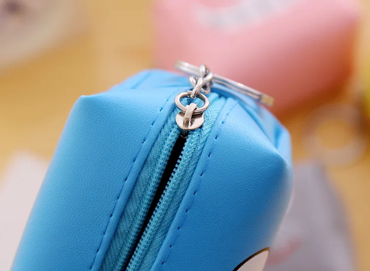 ETya мультяшное женское детское портмоне из искусственной кожи маленький мини-кошелек для ключей с отделением для девочек на молнии клатч детские кошельки