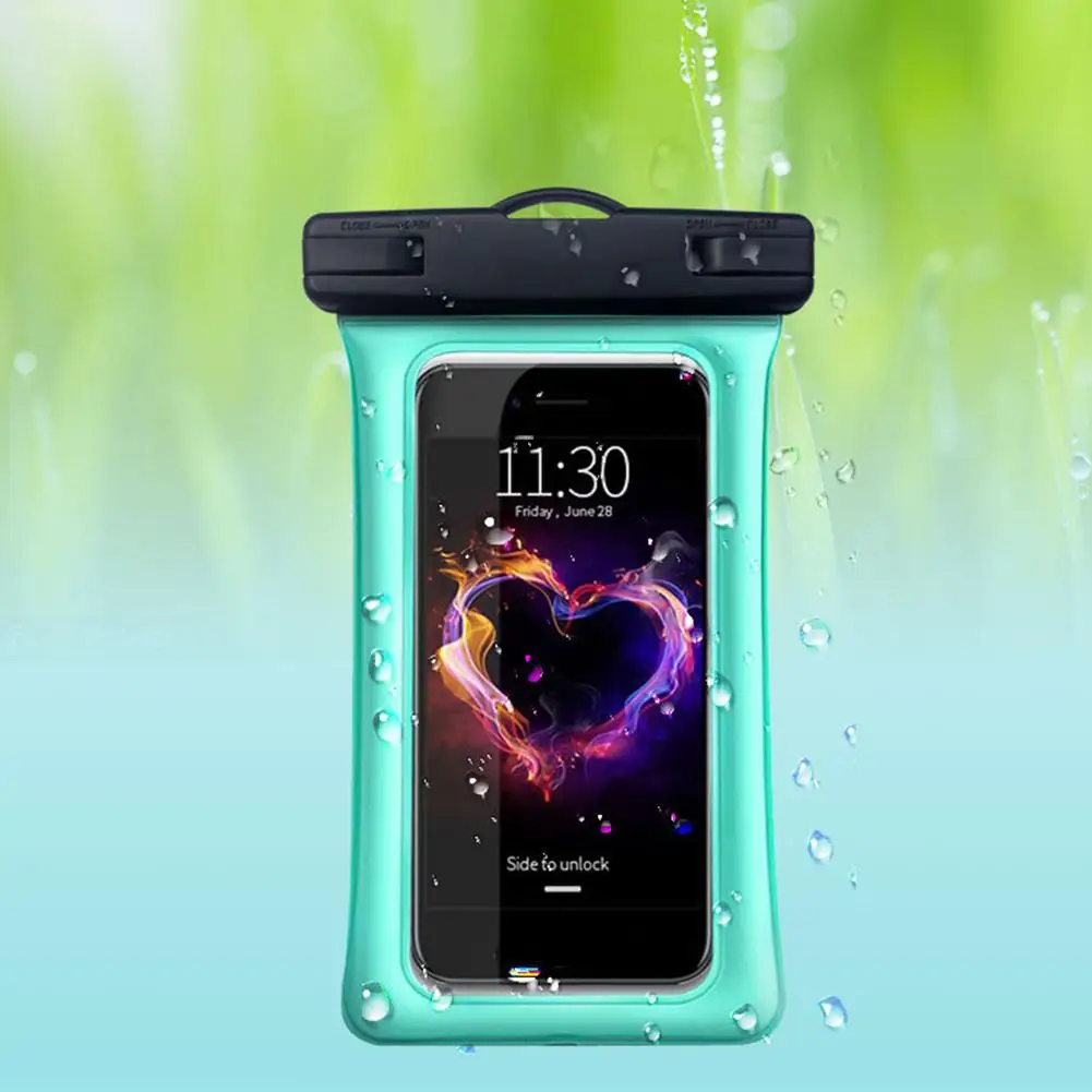 

Waterproof Phone Pouch Case Cellphone Dry Bag Inflatable Airbag Storage Bag 30m depth waterproof for Swimming Diving