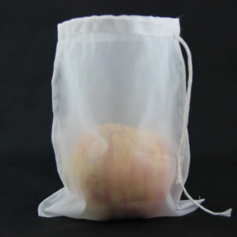 

5x Home Brew Reusable Nut Milk Tea Fruit Juice Nylon Fine Mesh Strain Filter Bag