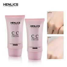 HENLICS SPF25 CC крем красота Бальзам для лица макияж отбеливающая жидкость Тональная основа бронзатор консилер праймер для кожи основа макияж увлажняющий