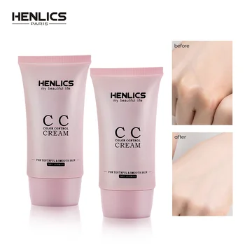 

HENLICS SPF25 CC Cream Beauty Balm Face Makeup Whitening Liquid Foundation Bronzer Concealer Skin Primer Base Make Up Moisturize