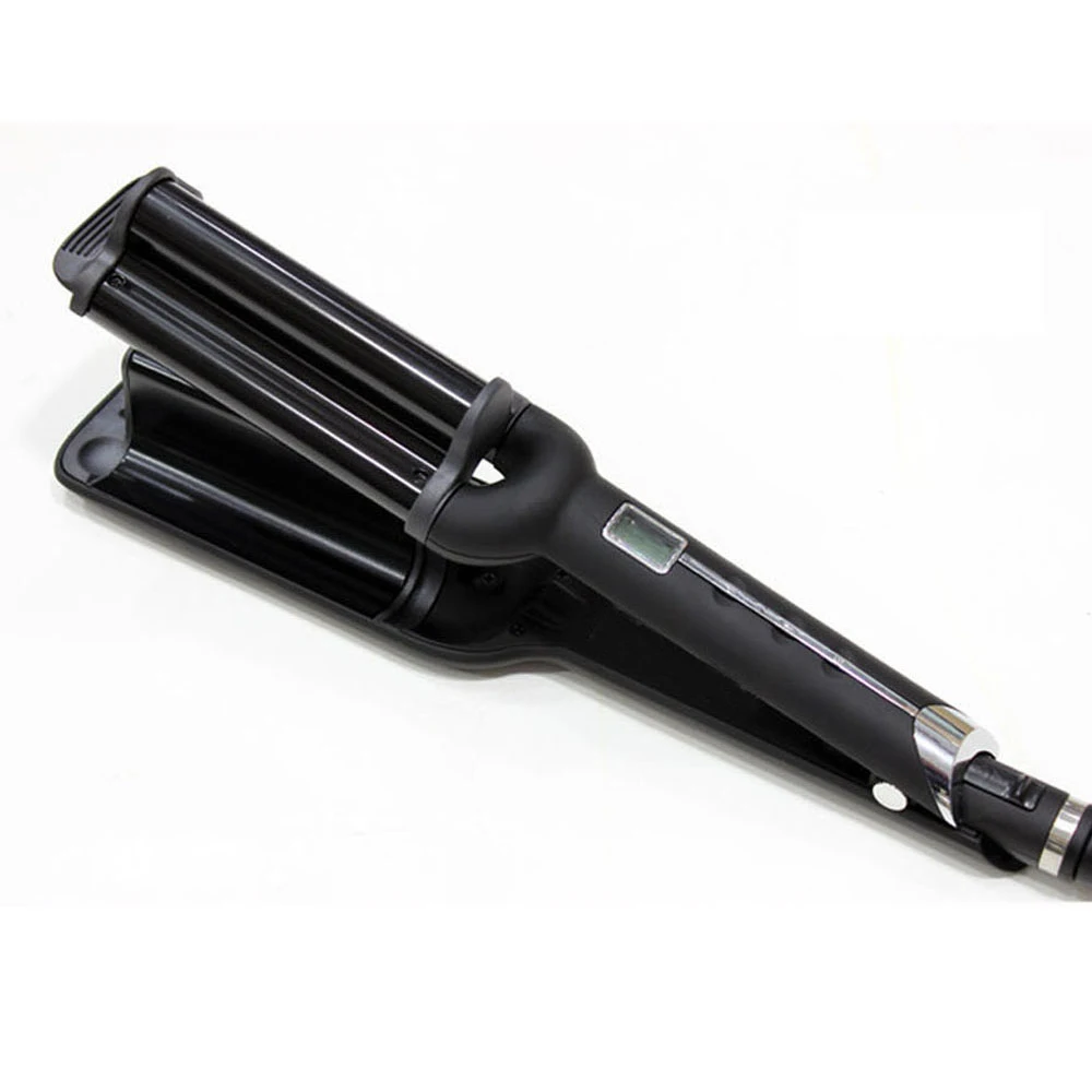 

32mm Deep Wave Hair Curling Irons Ceramic Triple Barrel Big Wave Curlers Big Corrugated Hair Curler Brazilian Body