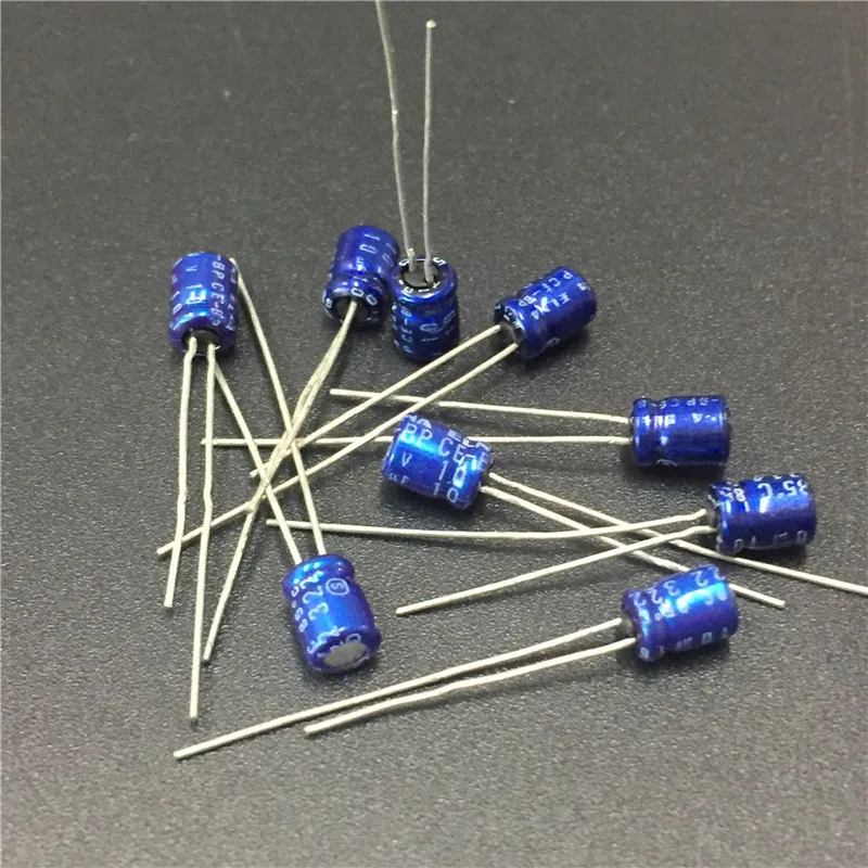 10 мкФ 10В ELNA CE BP 4х7 мм 10в10мкф биполярный аудио конденсатор|audio capacitor|10uf 10vbipolar capacitor |