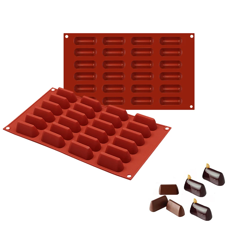 

24 Cavities Hill Shaped Silicone Chocolate Mold For Jelly Ice Cube Molds French Dessert Fondant Cake Decoration Tools Bakeware
