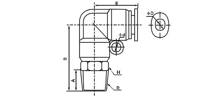 PL OD 4 6 8 10 12 мм-1/8 ''1/4'' 3/8 ''1/2'' пневматический мужской локоть соединитель трубка воздуха нажимной фитинг штепсельная розетка