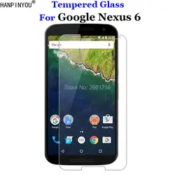 Для Google Nexus6 закаленное Стекло 9 H 2.5D Премиум Экран протектор фильм для Motorola Google Nexus 6 XT1100 XT1103 XT1105 5,96"