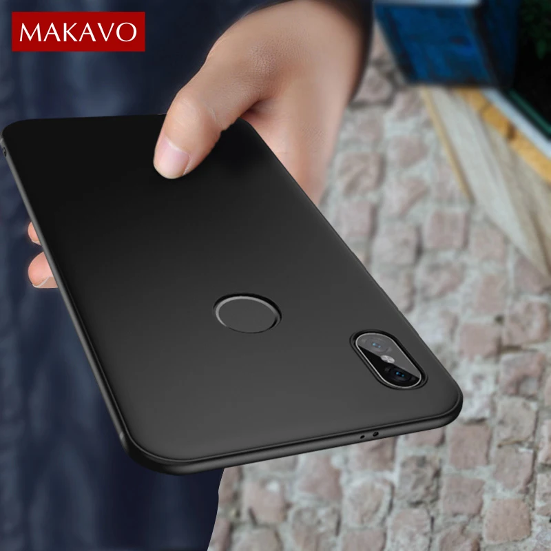 Чехол MAKAVO для Xiaomi Redmi Note 5 Pro мягкий силиконовый матовый чехол телефона Mi 8 SE Mi8 A1 |