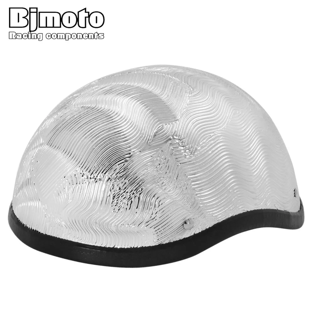 Download BJMOTO Adult Open Face Half Helmet Glass Fiber Harley Moto ...