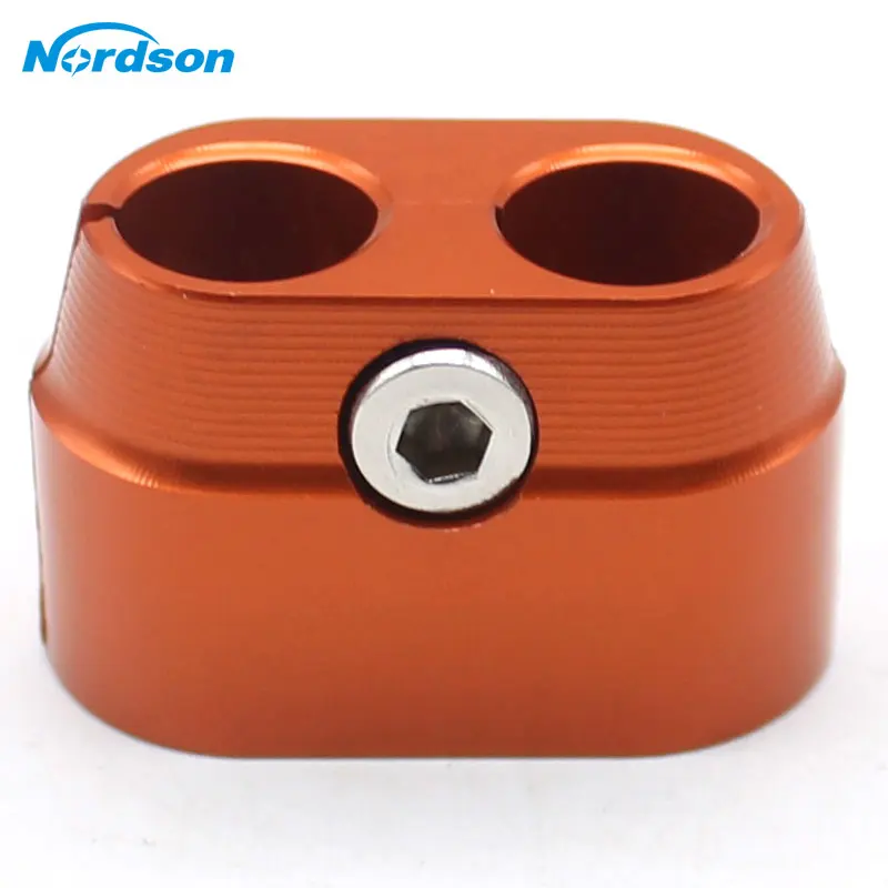 Nordson Orange CNC Motorcycle Throttle Cable Cover Guard Protection